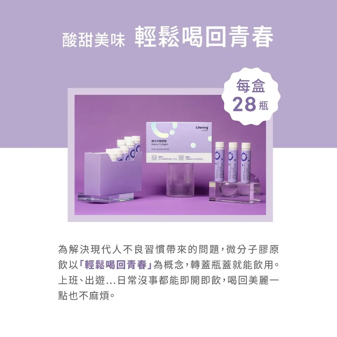 膠原蛋白，25 歲後就要開始存 第 4 張