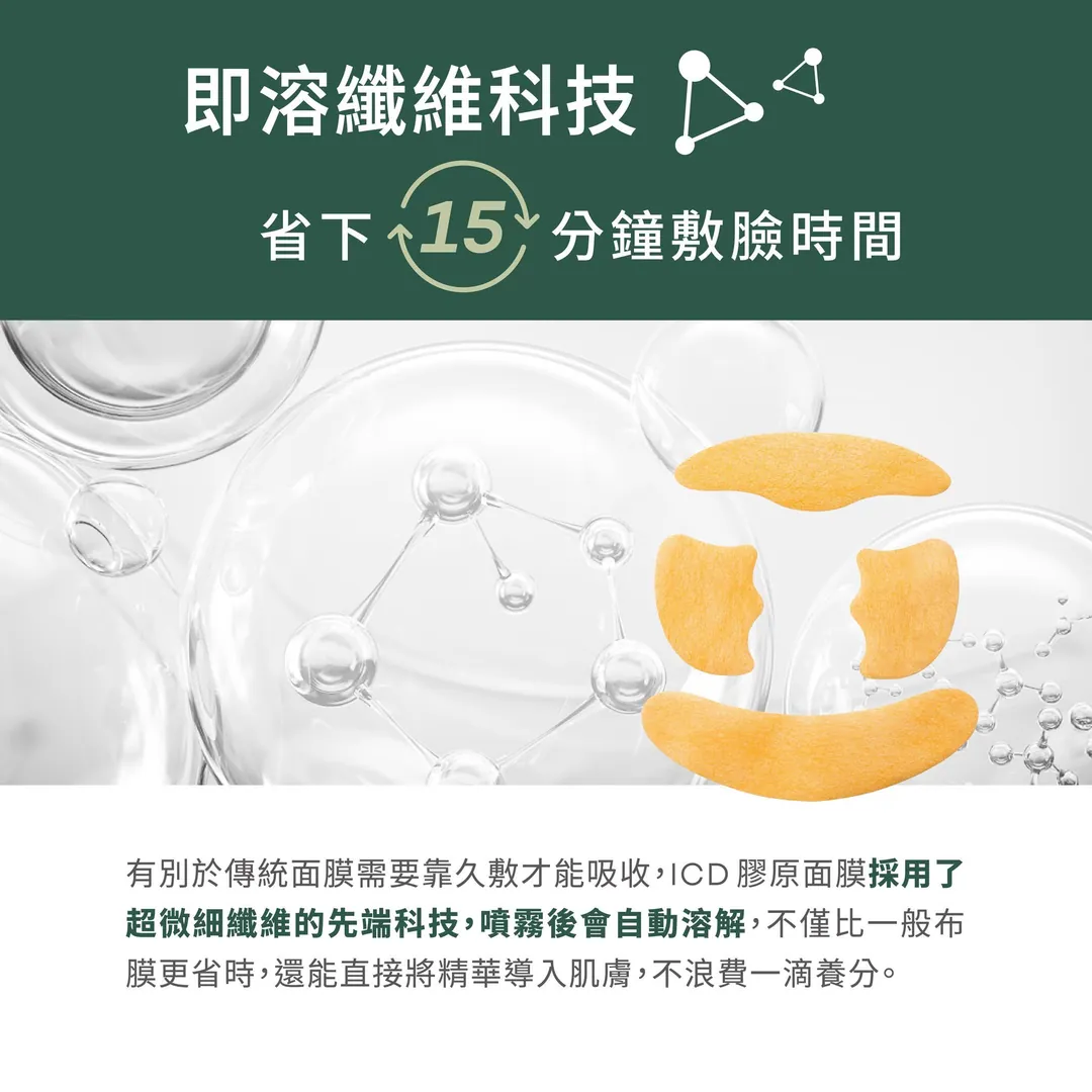 膠原 100 瞬透水面膜 第 3 張